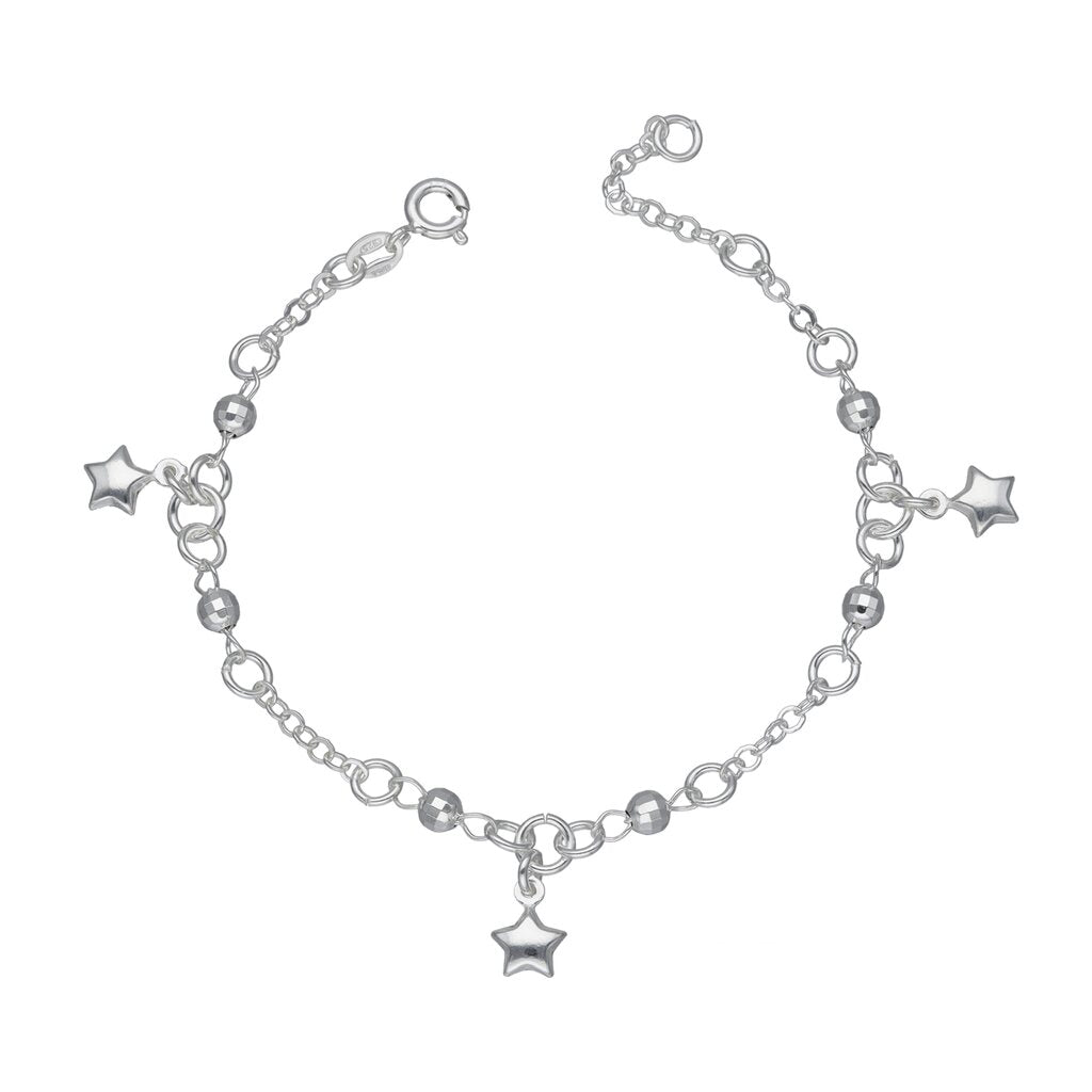 PULSERA ESTRELAS Y ESFERAS