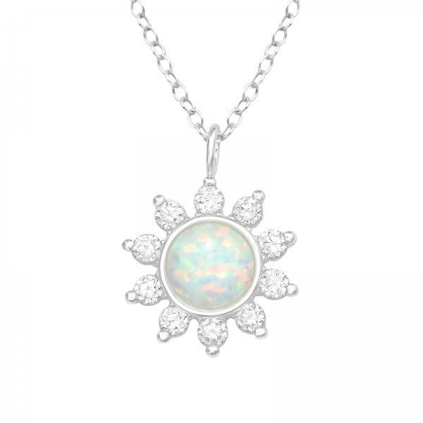COLLAR SOL OPALO
