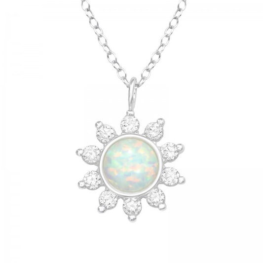 COLLAR SOL OPALO